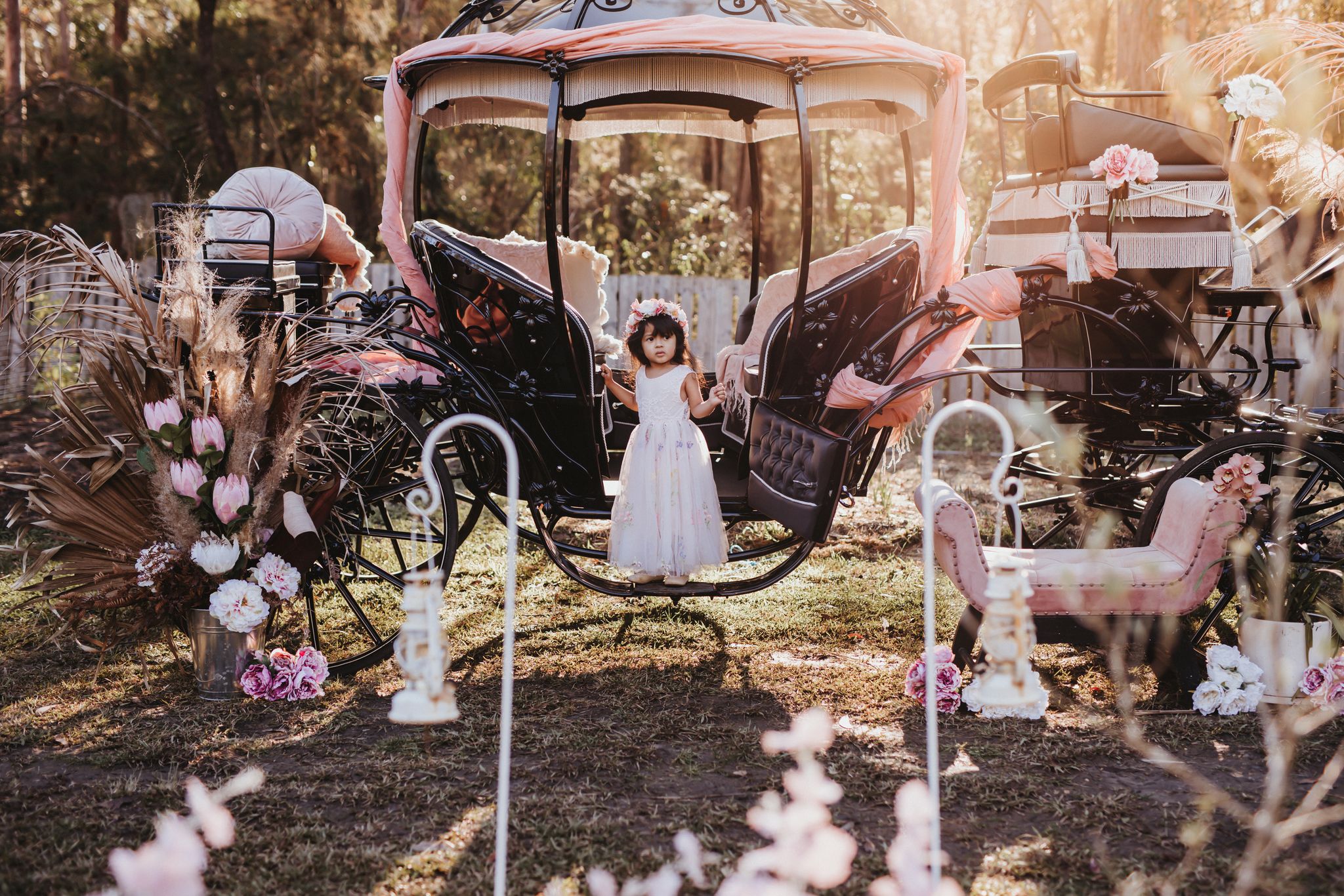 Little Princess Photoshoots with Cinderella Arrivals